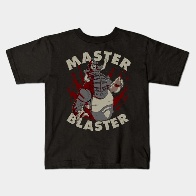 Master Blaster V2 Kids T-Shirt by hafaell